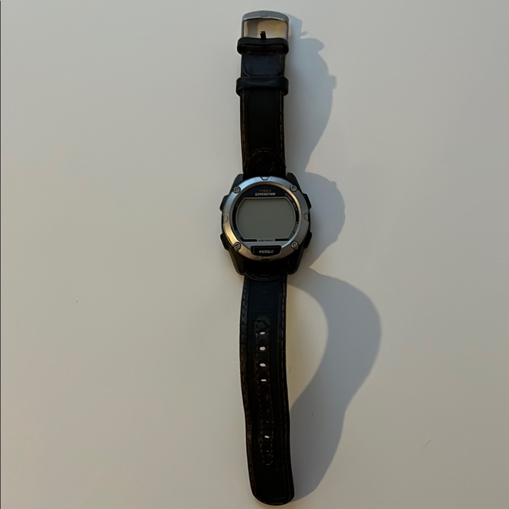 Timex Expedition Black and Silver Unisex Used Watch Needs Battery